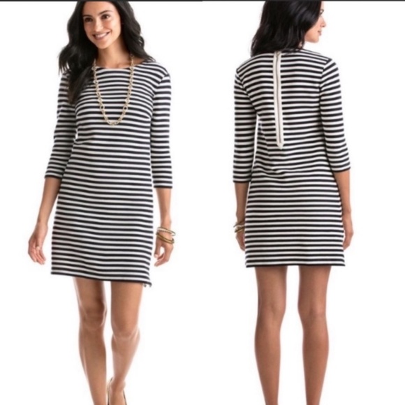 Vineyard Vines Dresses & Skirts - Vineyard Vines | Long Sleeve Striped Knit Dress M